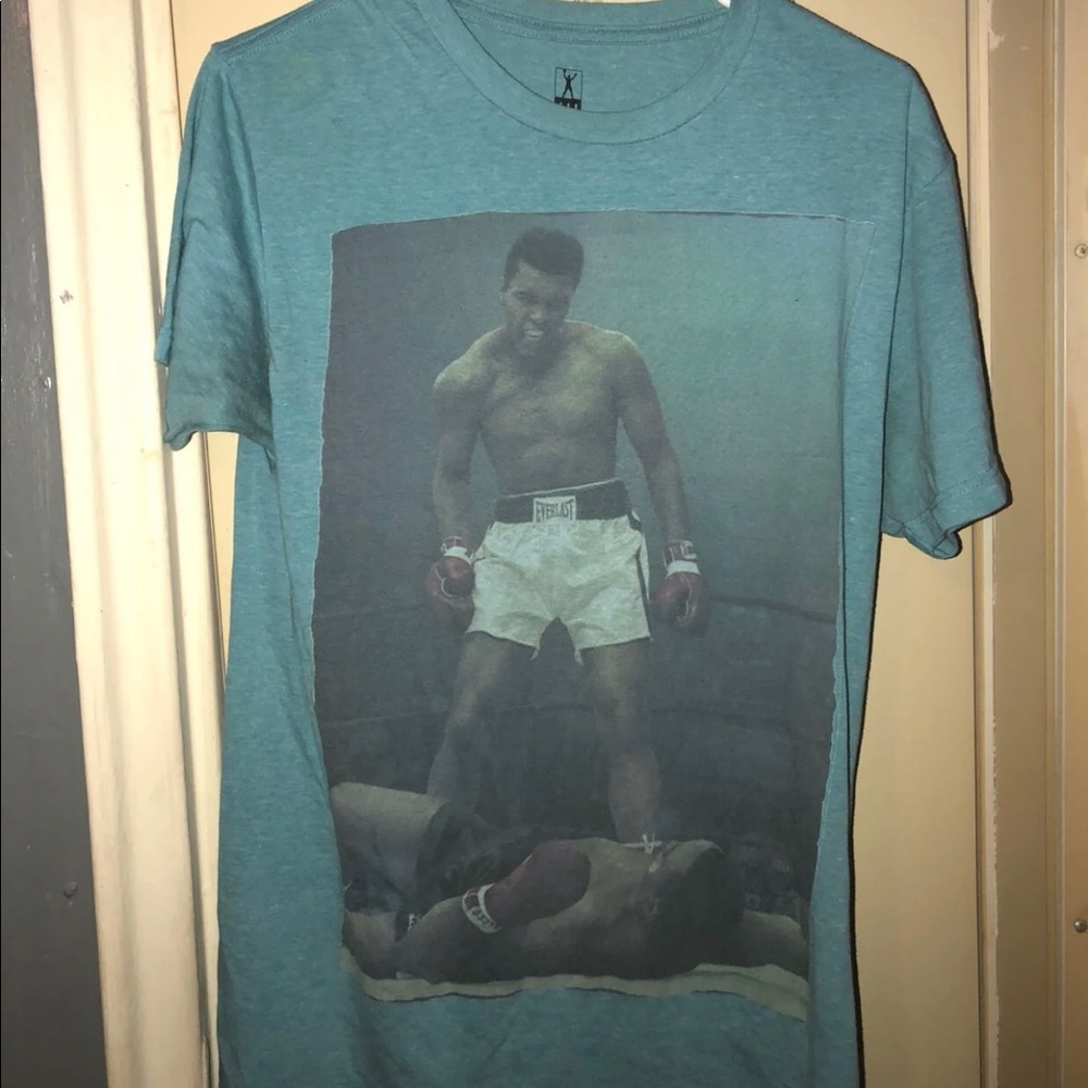 Teal Muhammad Ali Menβs Tee